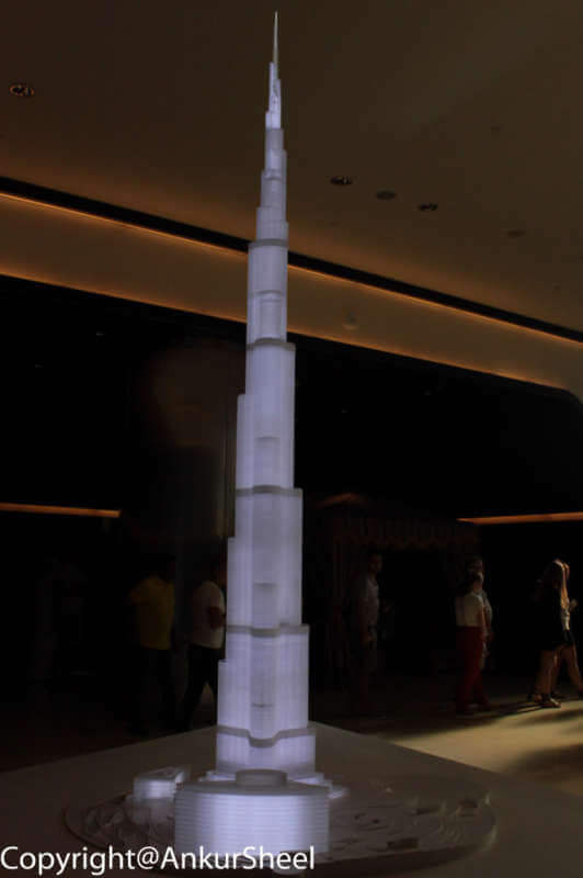 Model of the Burj Khalifa - Low Light
